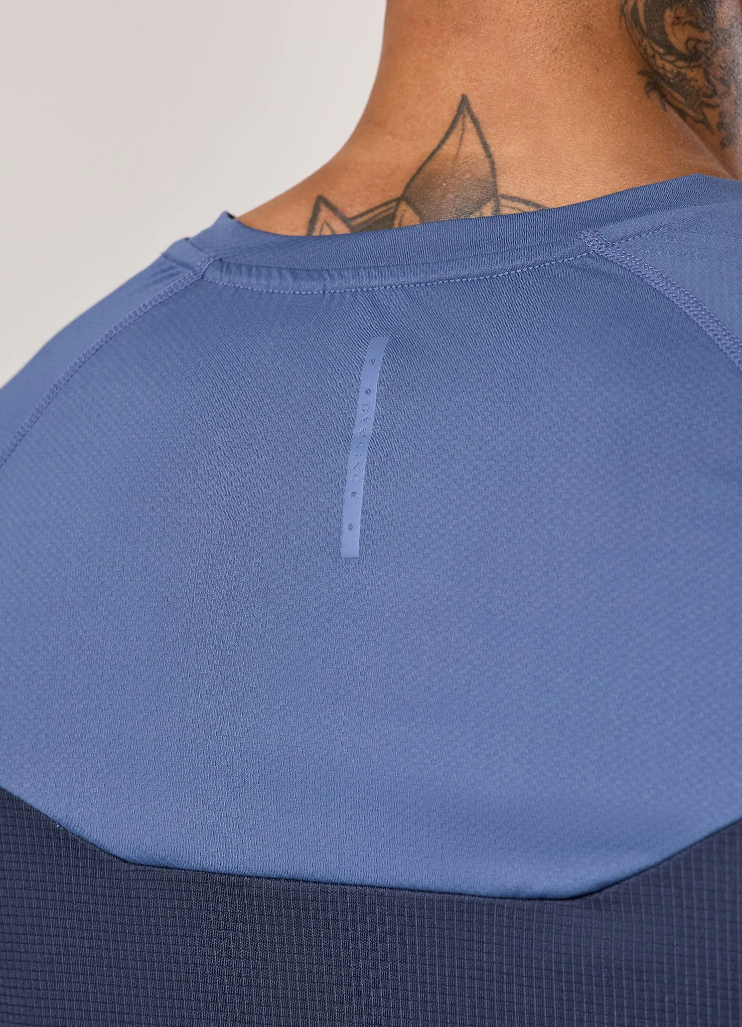 Gym King Flex 2.0 Tee - Dark Denim/Faded Indigo sold by The Gym King product image thumbnail 5