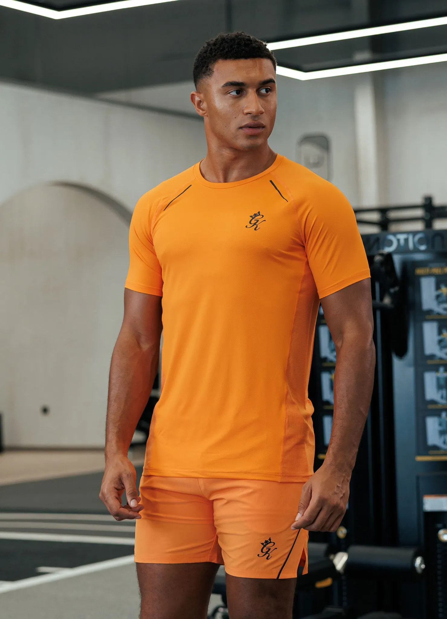 Gym King Flex 2.0 Tee - Amber/Black sold by The Gym King