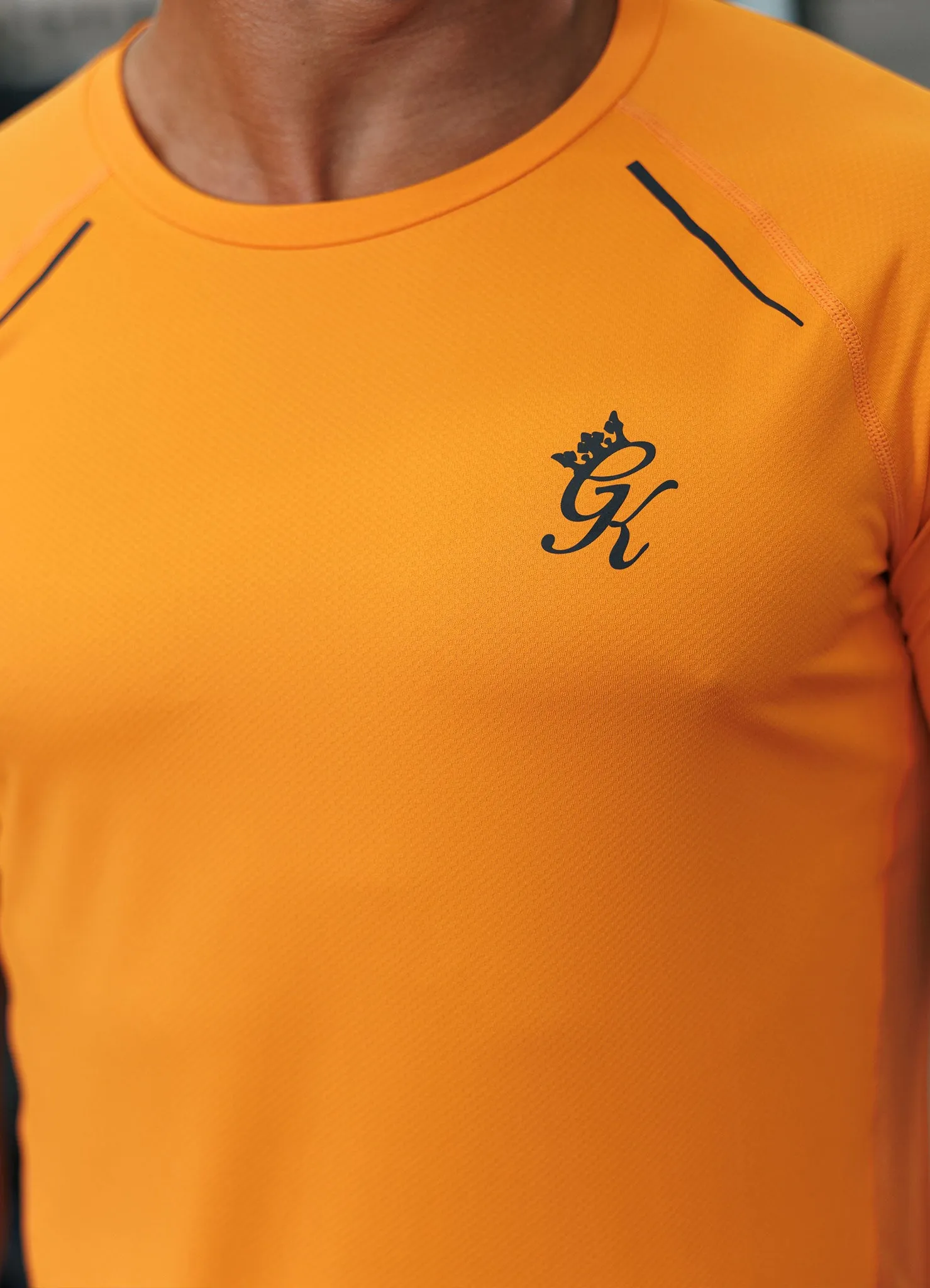 Gym King Flex 2.0 Tee - Amber/Black sold by The Gym King product image thumbnail 4