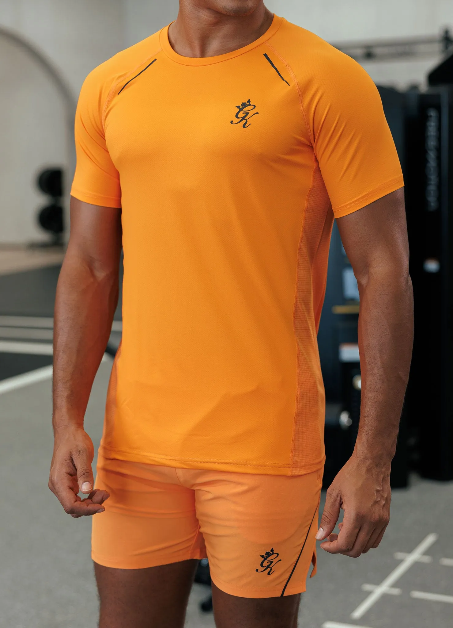 Gym King Flex 2.0 Tee - Amber/Black sold by The Gym King product image thumbnail 5