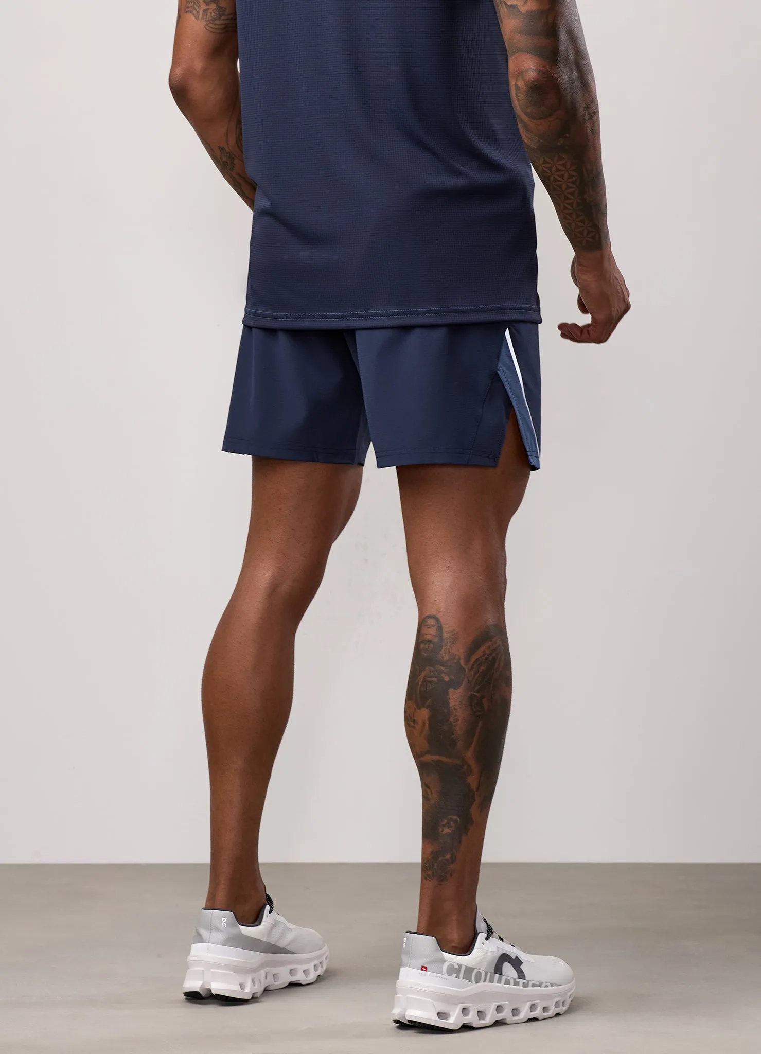 Gym King Flex 2.0 Short - Dark Denim/Faded Indigo sold by The Gym King product image thumbnail 3