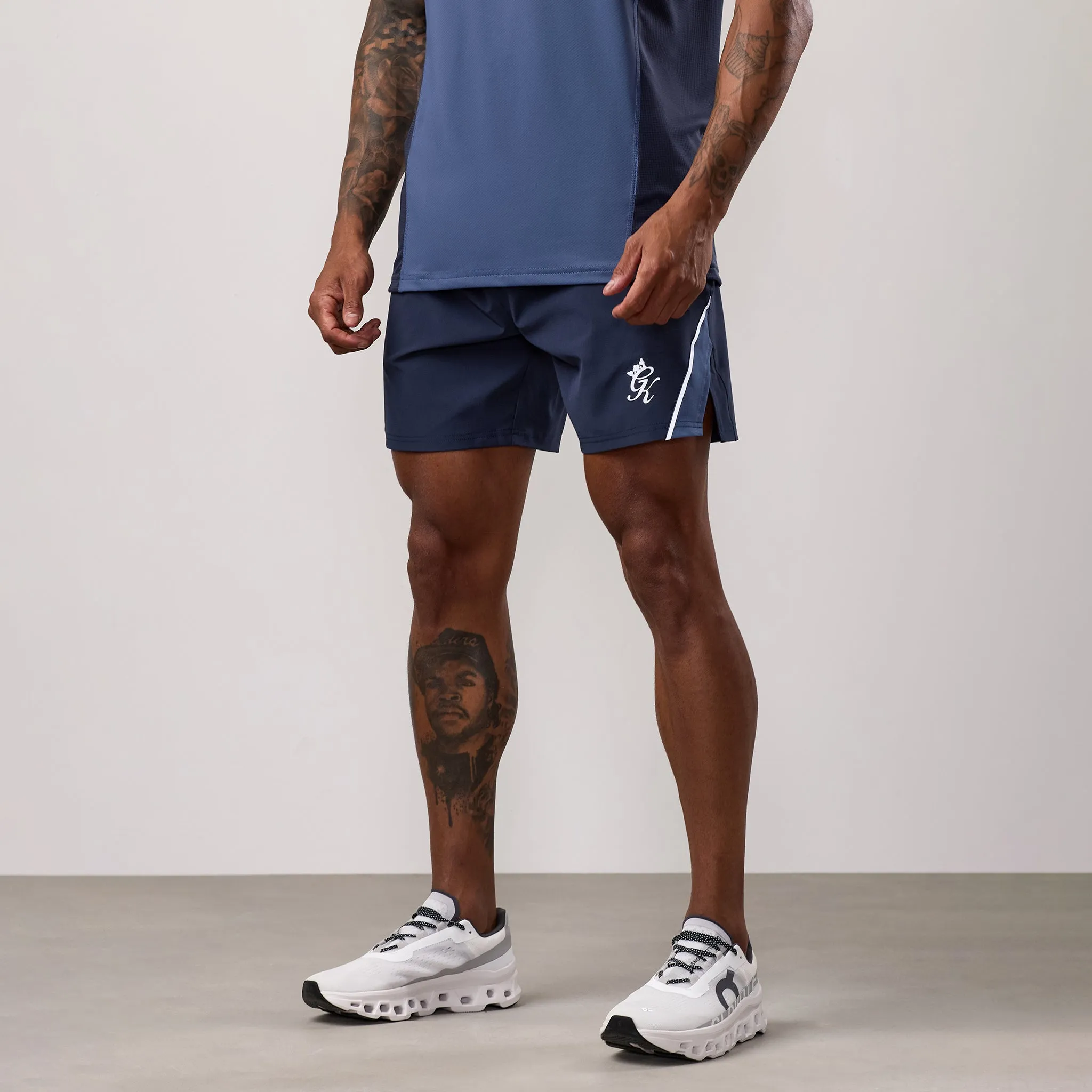 Gym King Flex 2.0 Short - Dark Denim/Faded Indigo sold by The Gym King product image thumbnail 2