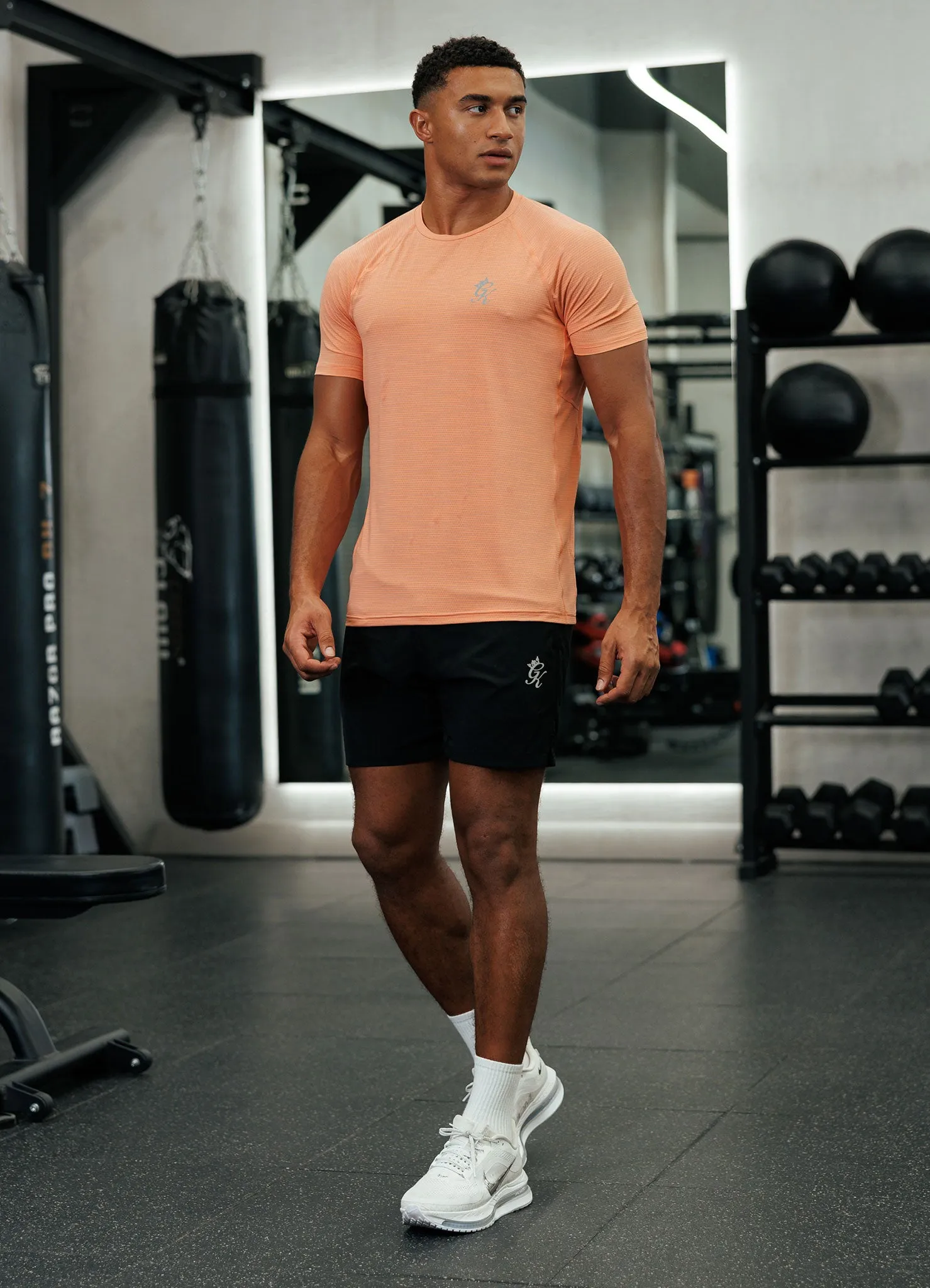 Gym King Energy Grindle Tee - Sunset Coral sold by The Gym King product image thumbnail 5