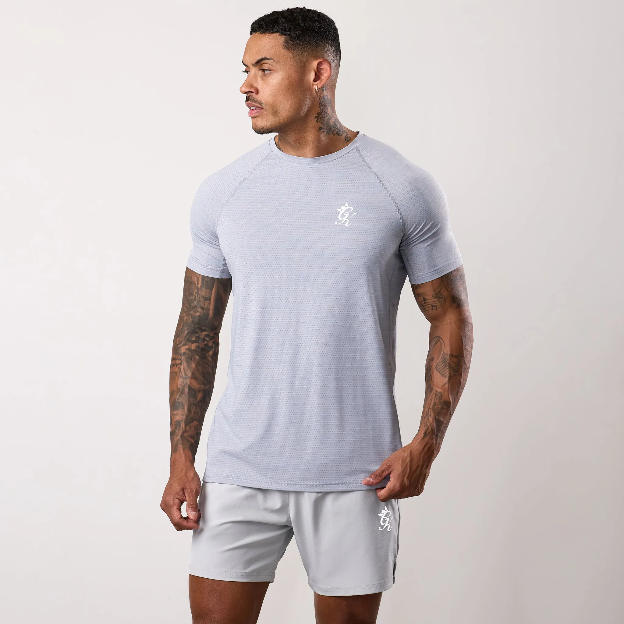 Gym King Energy Grindle Tee - Platinum Grey sold by The Gym King product image thumbnail 2