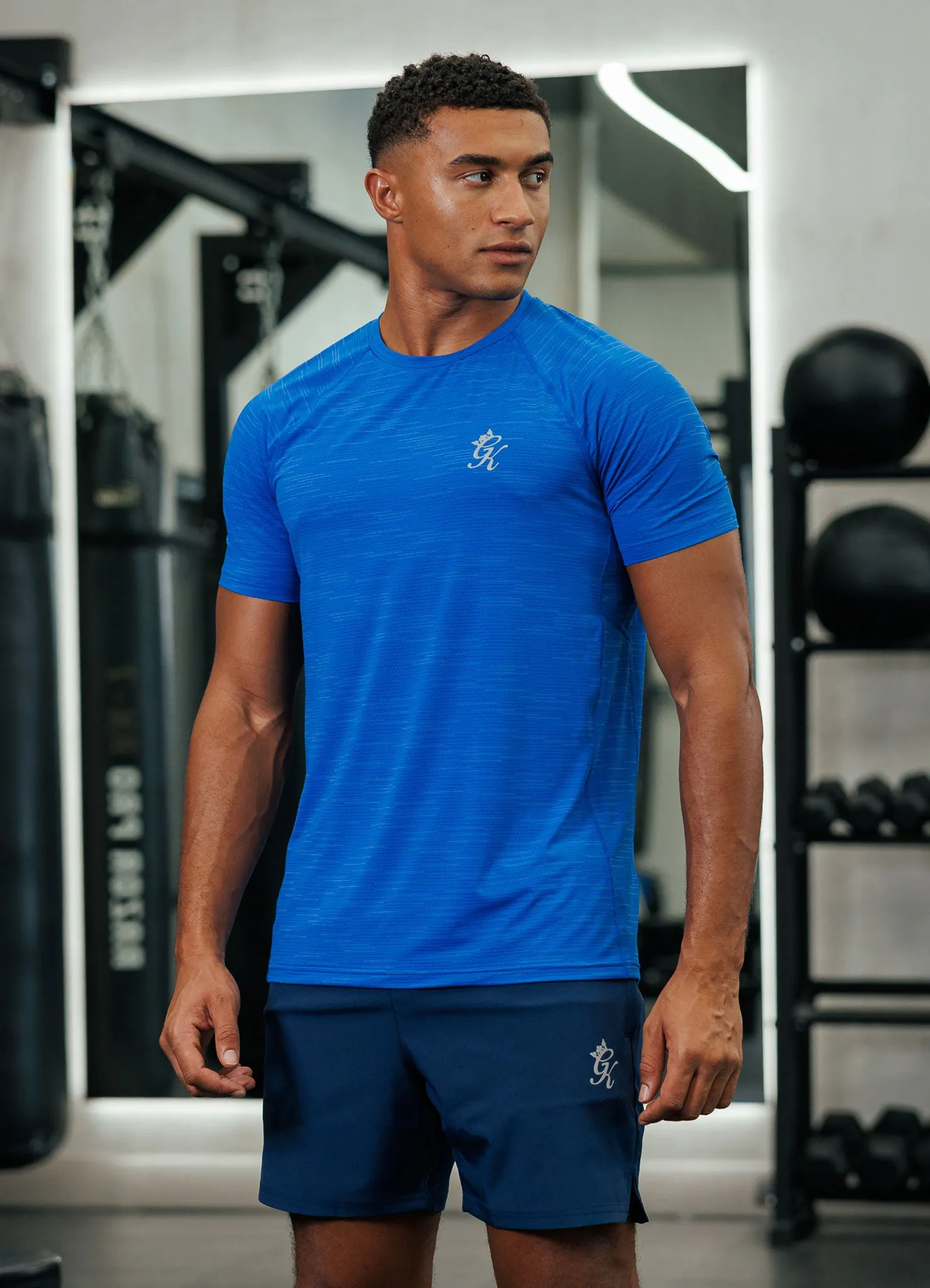 Gym King Energy Grindle Tee - Royal Azure sold by The Gym King