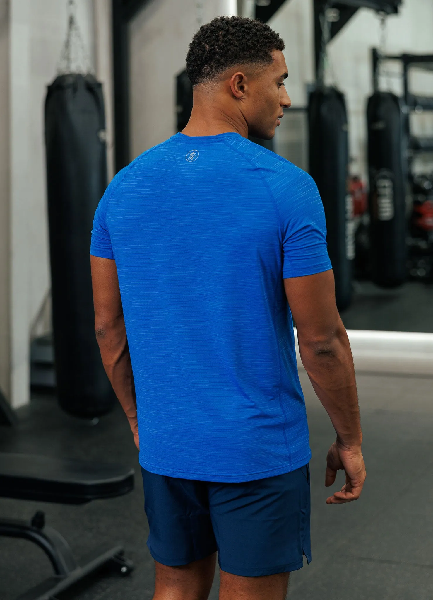 Gym King Energy Grindle Tee - Royal Azure sold by The Gym King product image thumbnail 3