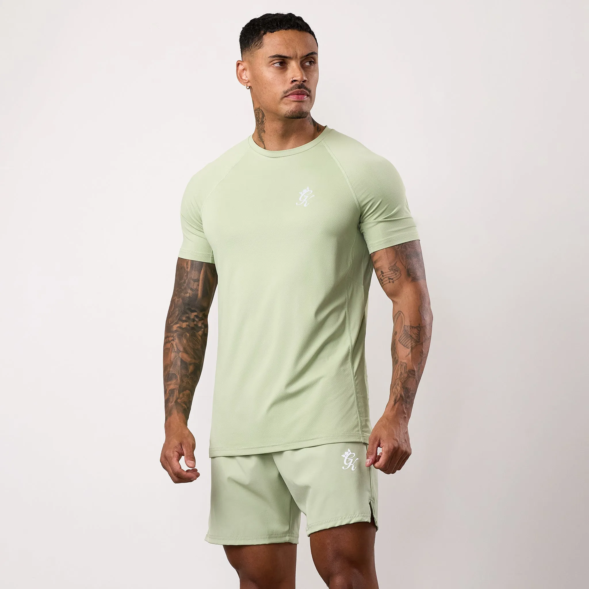 Gym King Energy Tee - Washed Sage sold by The Gym King product image thumbnail 2