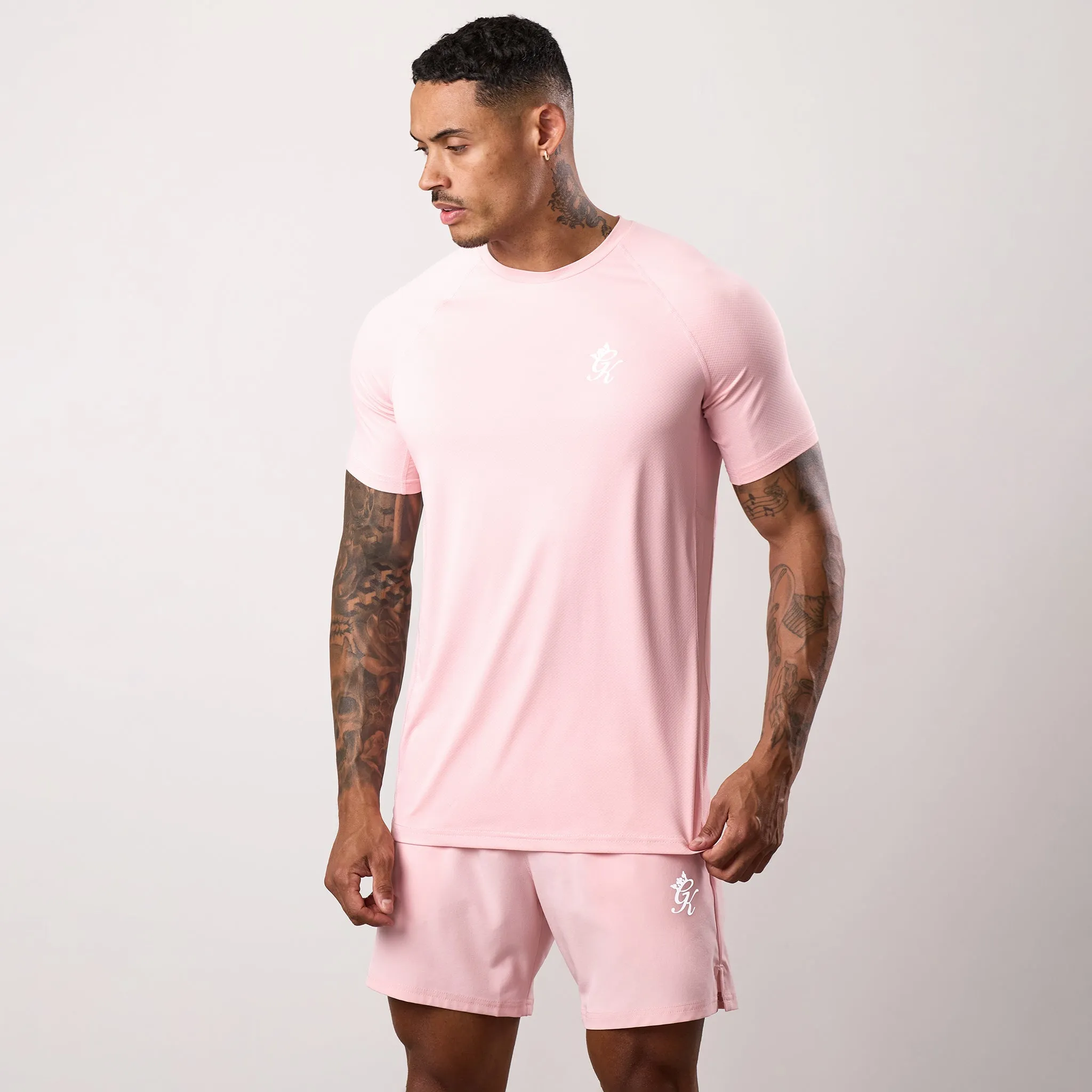 Gym King Energy Tee - Light Pink sold by The Gym King product image thumbnail 2