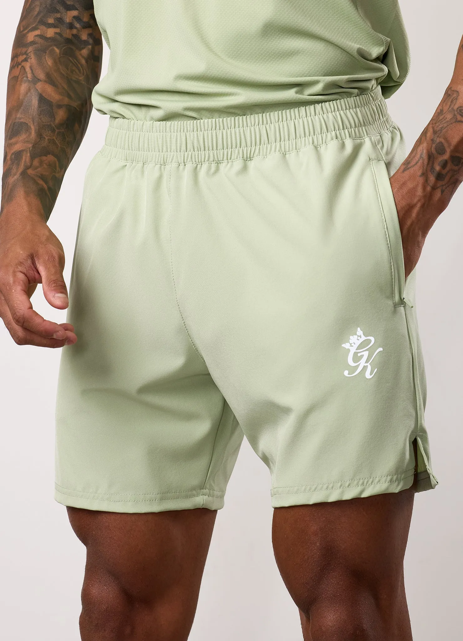 Gym King Energy 6" Short - Washed Sage sold by The Gym King product image thumbnail 5