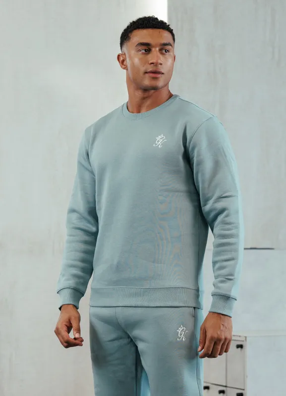 Gym King Fundamental Fleece Crew - Smoke sold by The Gym King