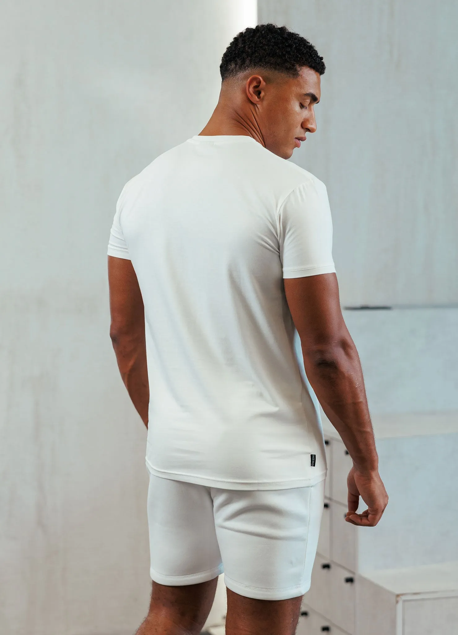 Gym King Fundamental Jersey Tee - Cream sold by The Gym King product image thumbnail 3