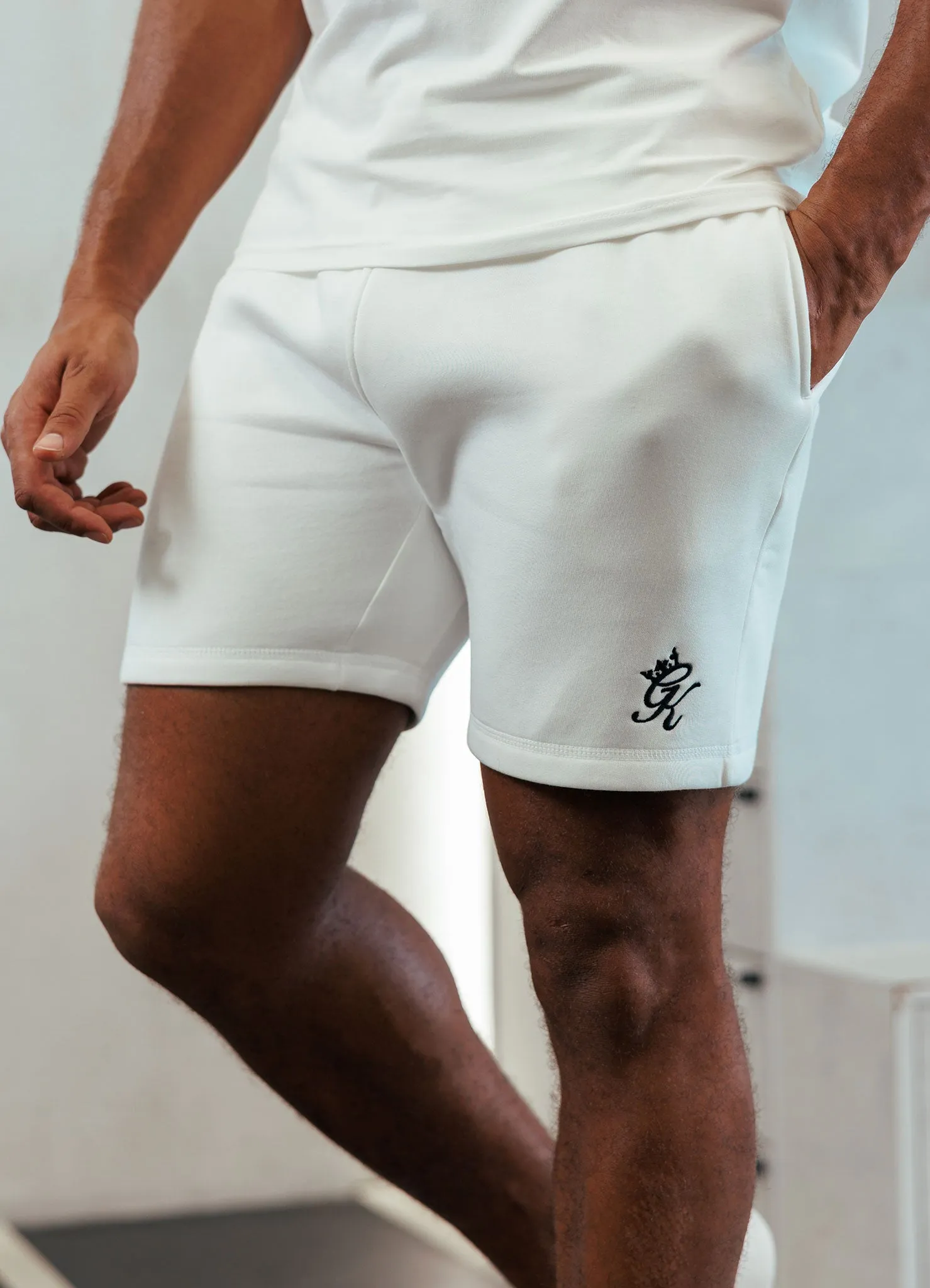 Gym King Fundamental Fleece Short - Cream sold by The Gym King product image thumbnail 3