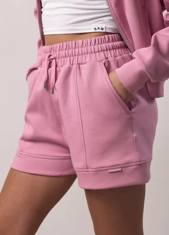 Gym King Retreat Boxy Short - Dusky Rose sold by The Gym King