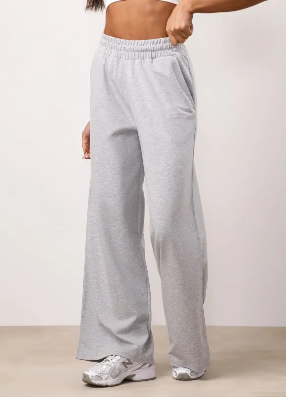 Gym King 365 Straight Leg Jogger - Light Grey Marl sold by The Gym King