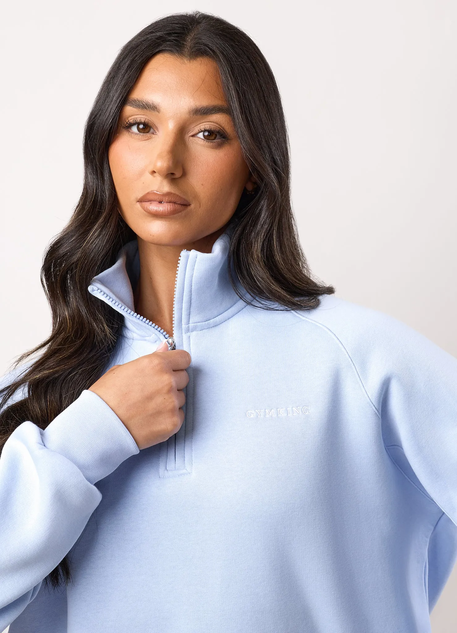 Gym King 365 Raglan Sleeve Funnel - Hydrangea Blue sold by The Gym King product image thumbnail 4