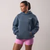 Gym King Challenge Relaxed Fit Hood - Storm Blue sold by The Gym King