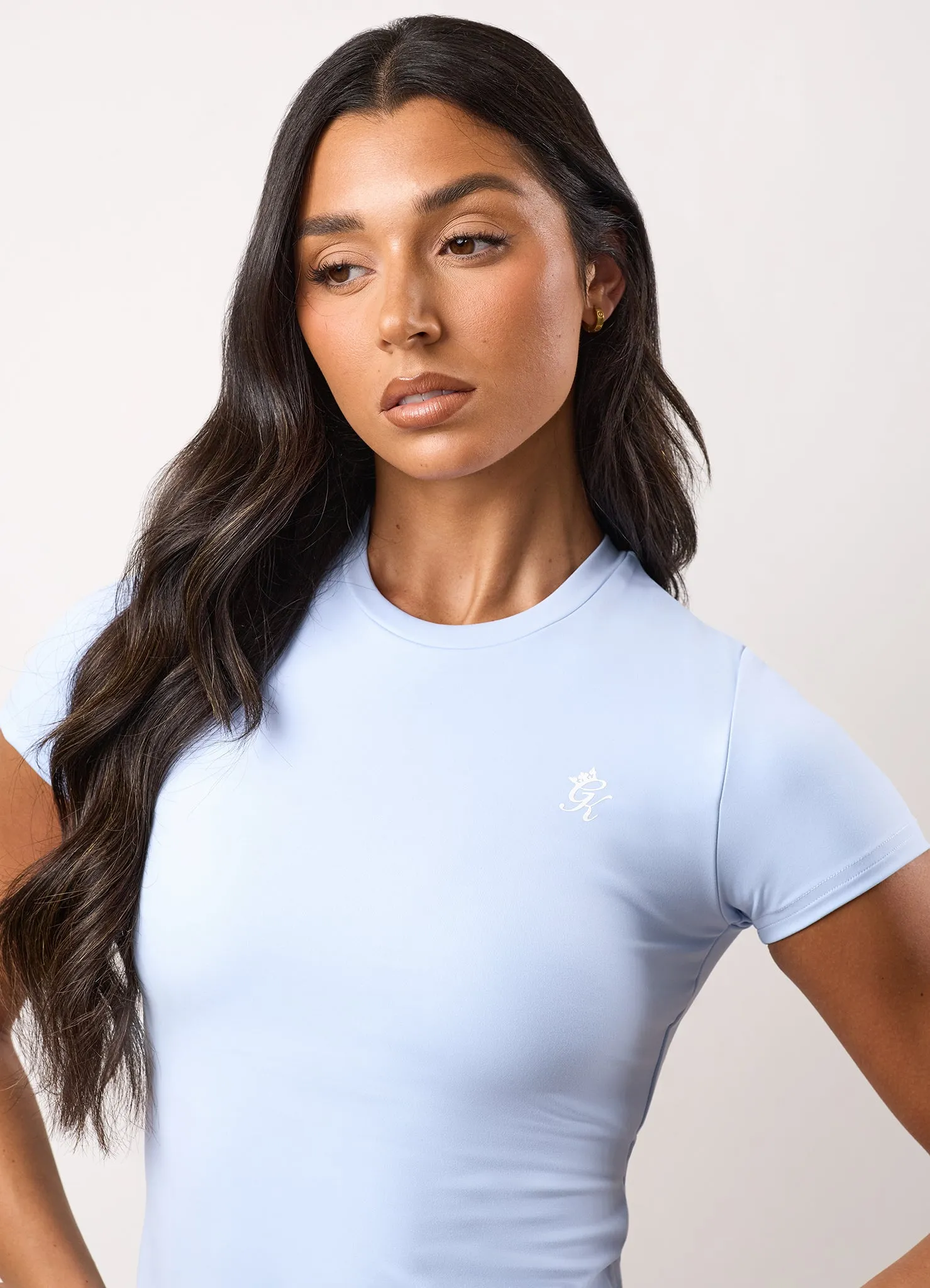 Gym King 365 Built-In Bra Tee - Hydrangea Blue sold by The Gym King product image thumbnail 4