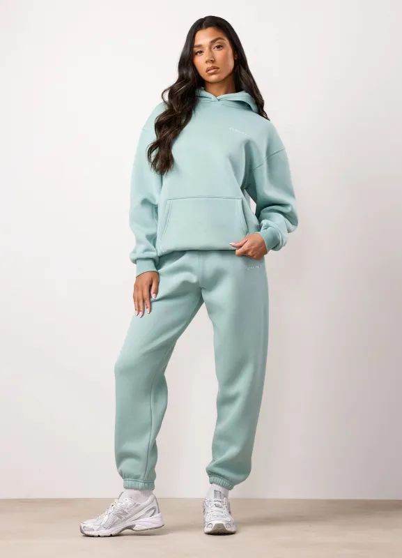 Gym King 365 Relaxed Fit Hood Tracksuit - Green Mist sold by The Gym King