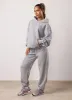 Gym King Limitless Oversized Hood Tracksuit - Washed Light Grey sold by The Gym King