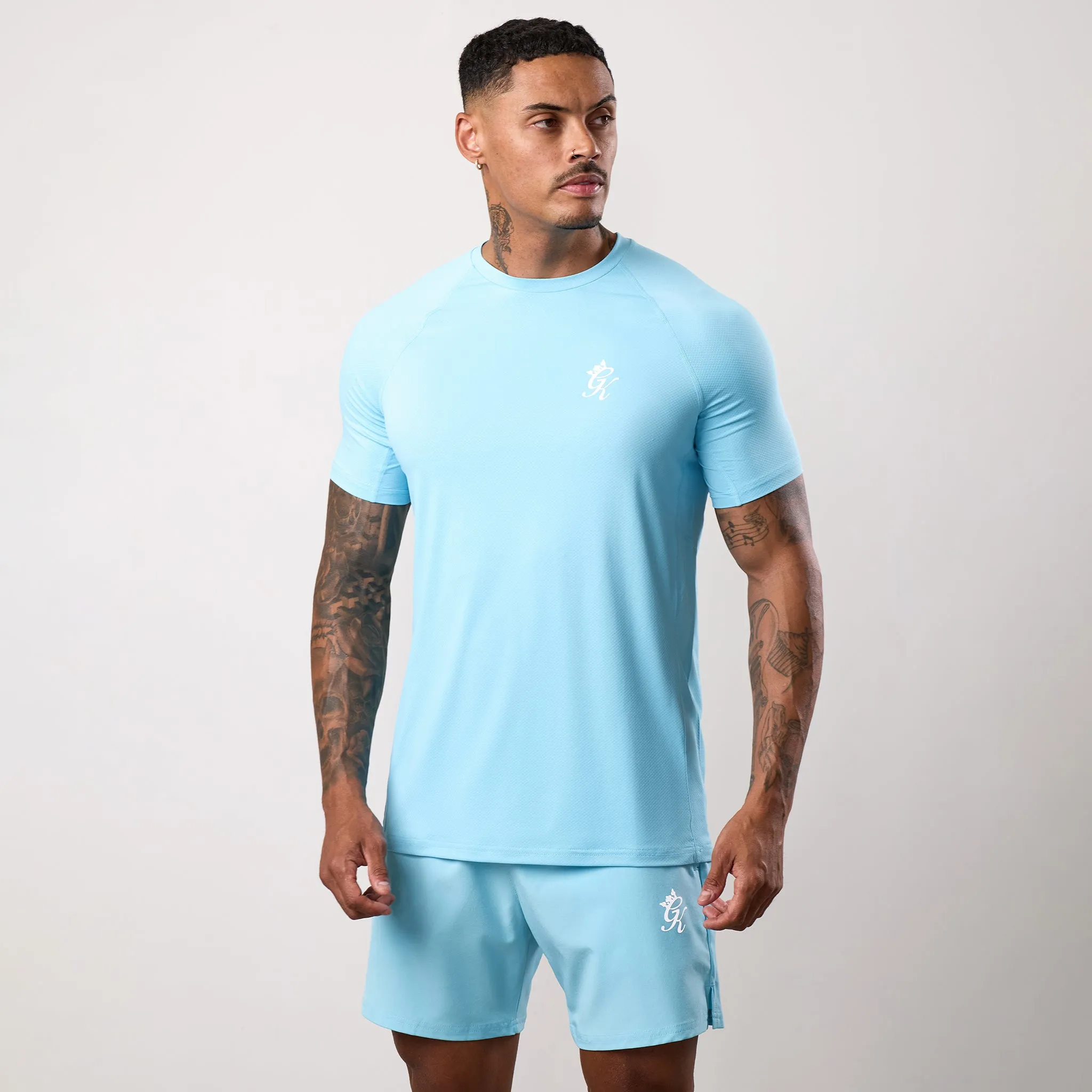 Gym King Energy Tee - Ibiza Blue sold by The Gym King product image thumbnail 2