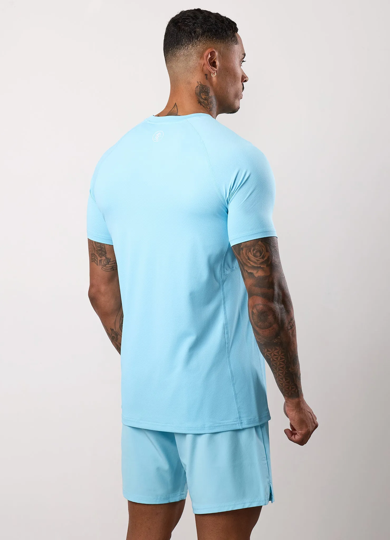 Gym King Energy Tee - Ibiza Blue sold by The Gym King product image thumbnail 3