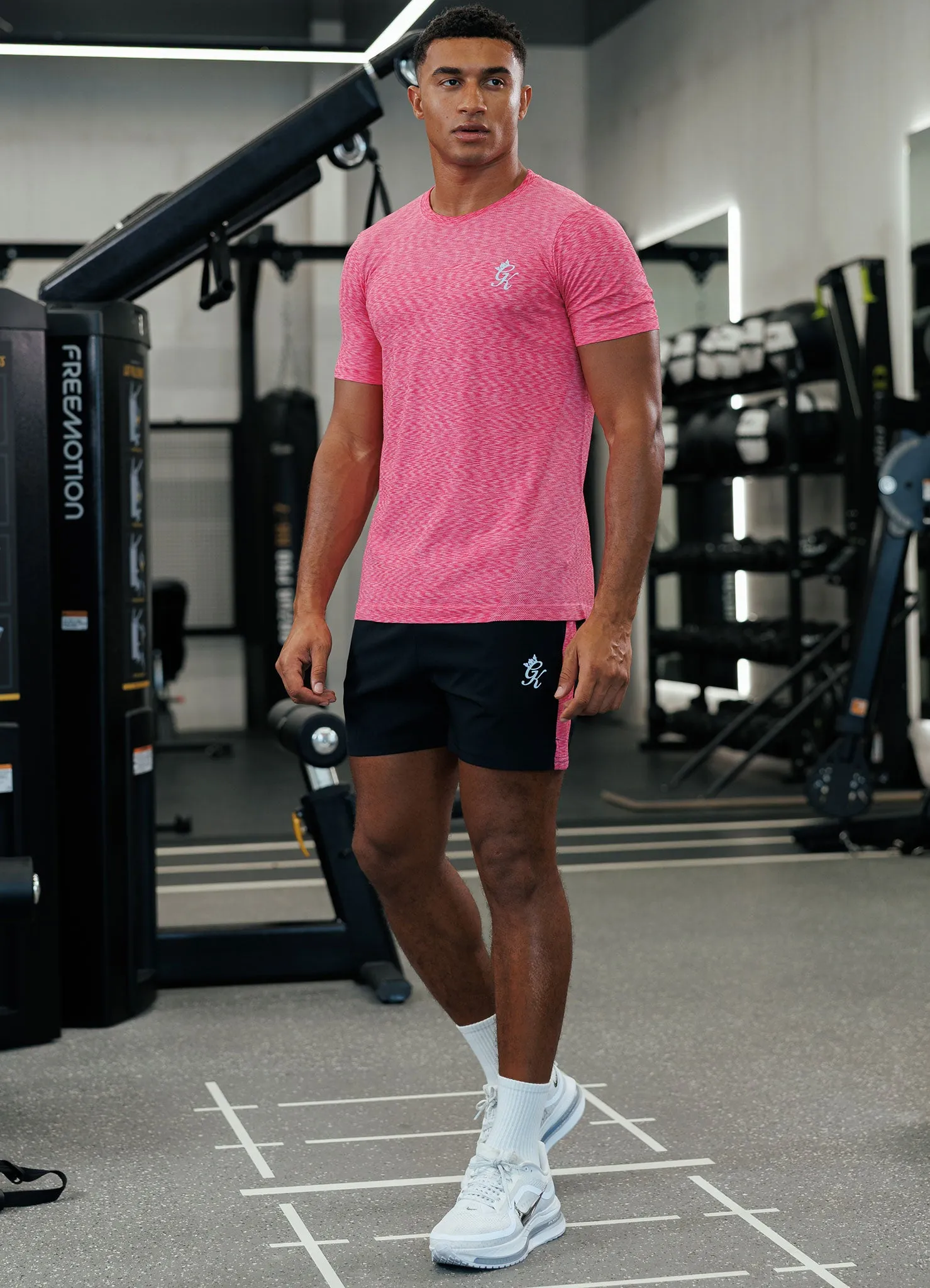 Gym King Energy Space Dye Short - Black/Hot Pink Multi sold by The Gym King product image thumbnail 5