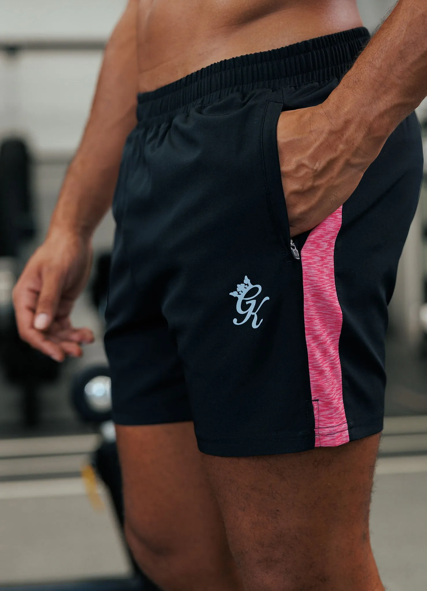 Gym King Energy Space Dye Short - Black/Hot Pink Multi sold by The Gym King product image thumbnail 3