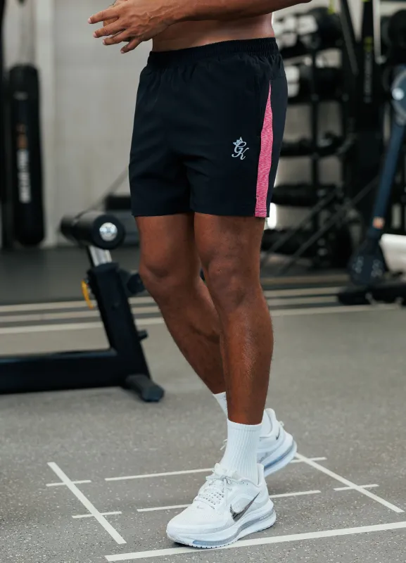 Gym King Energy Space Dye Short - Black/Hot Pink Multi sold by The Gym King