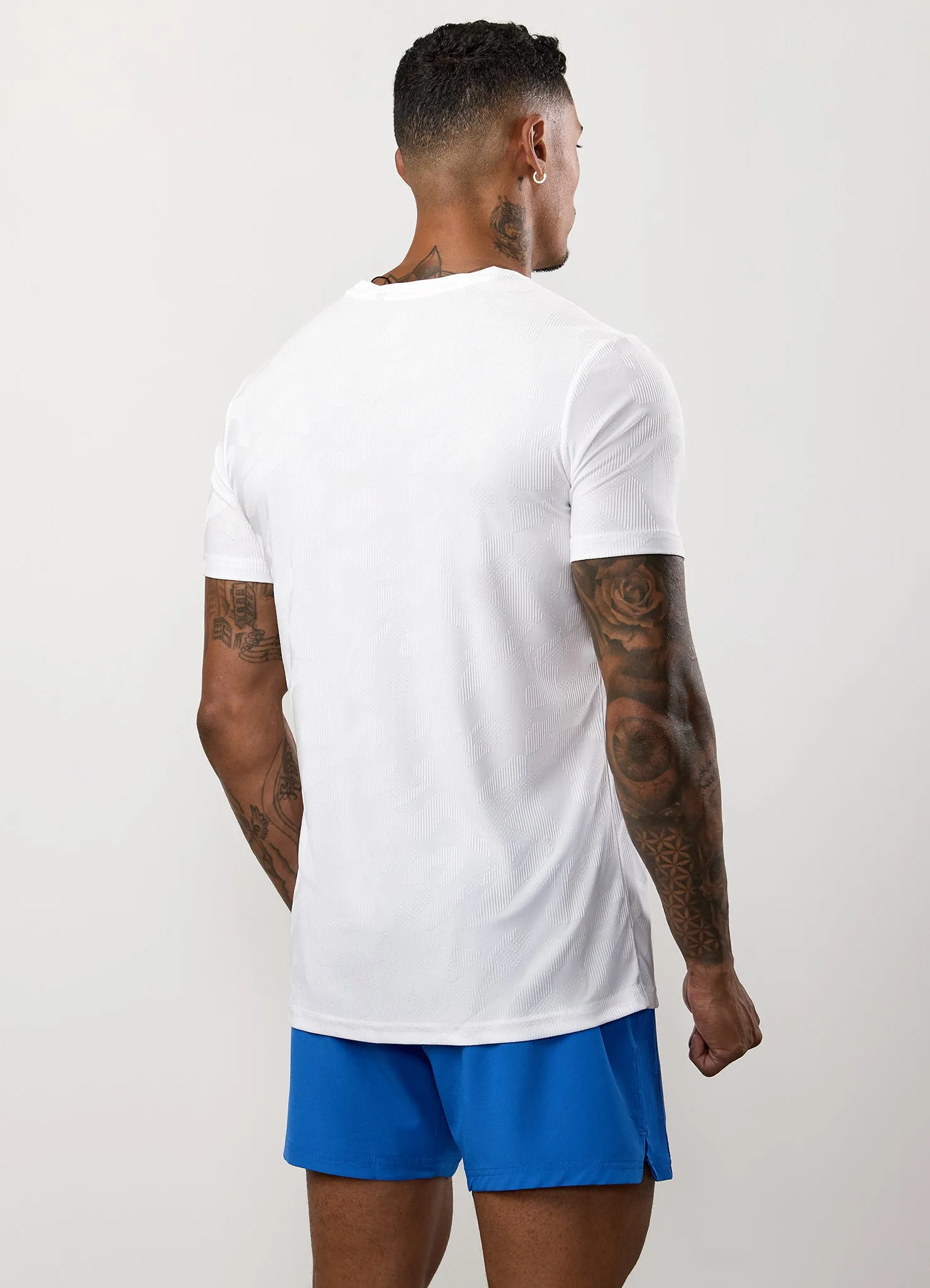 Gym King Progress Texture Tee - White sold by The Gym King product image thumbnail 3