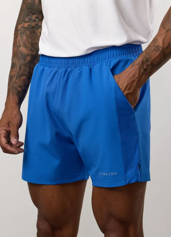 Gym King Progress Panel Short - Electric Blue sold by The Gym King