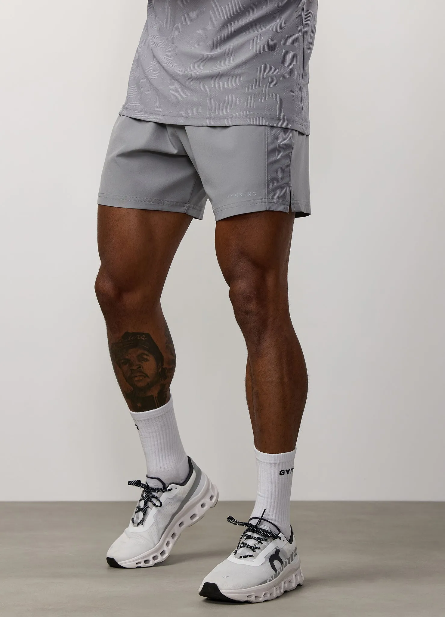 Gym King Progress Panel Short - Urban Grey sold by The Gym King product image thumbnail 3