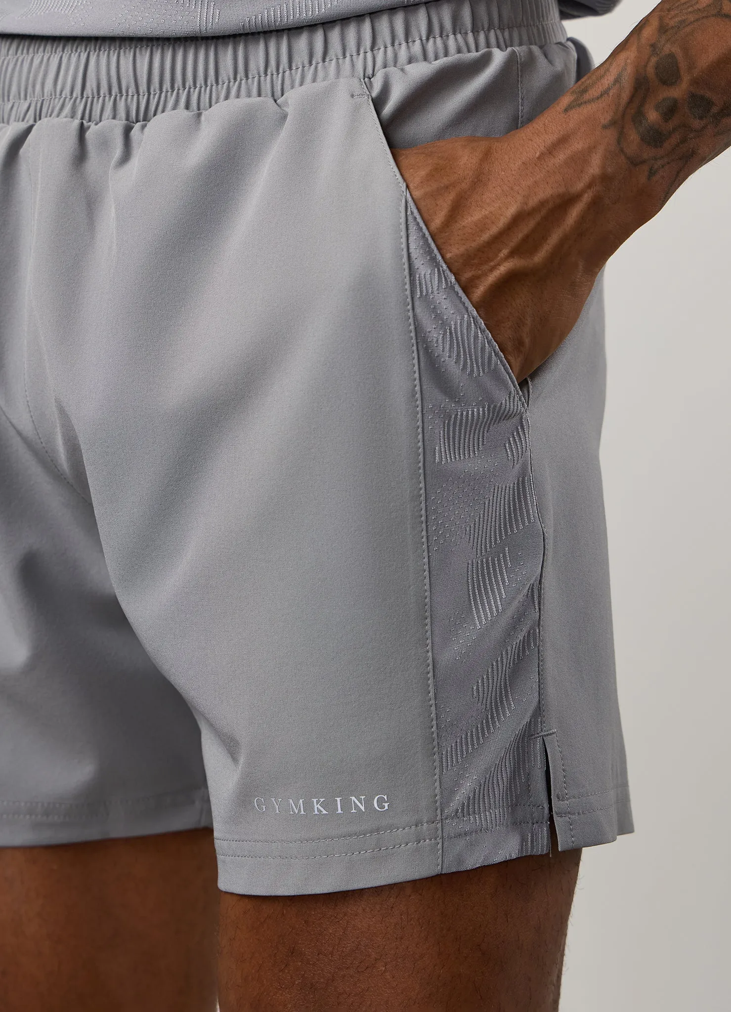 Gym King Progress Panel Short - Urban Grey sold by The Gym King product image thumbnail 5