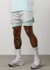 Gym King Progress 2-In-1 Short - Light Grey/Ice Blue sold by The Gym King