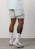 Gym King Progress 2-In-1 Short - Light Grey/Ice Blue sold by The Gym King