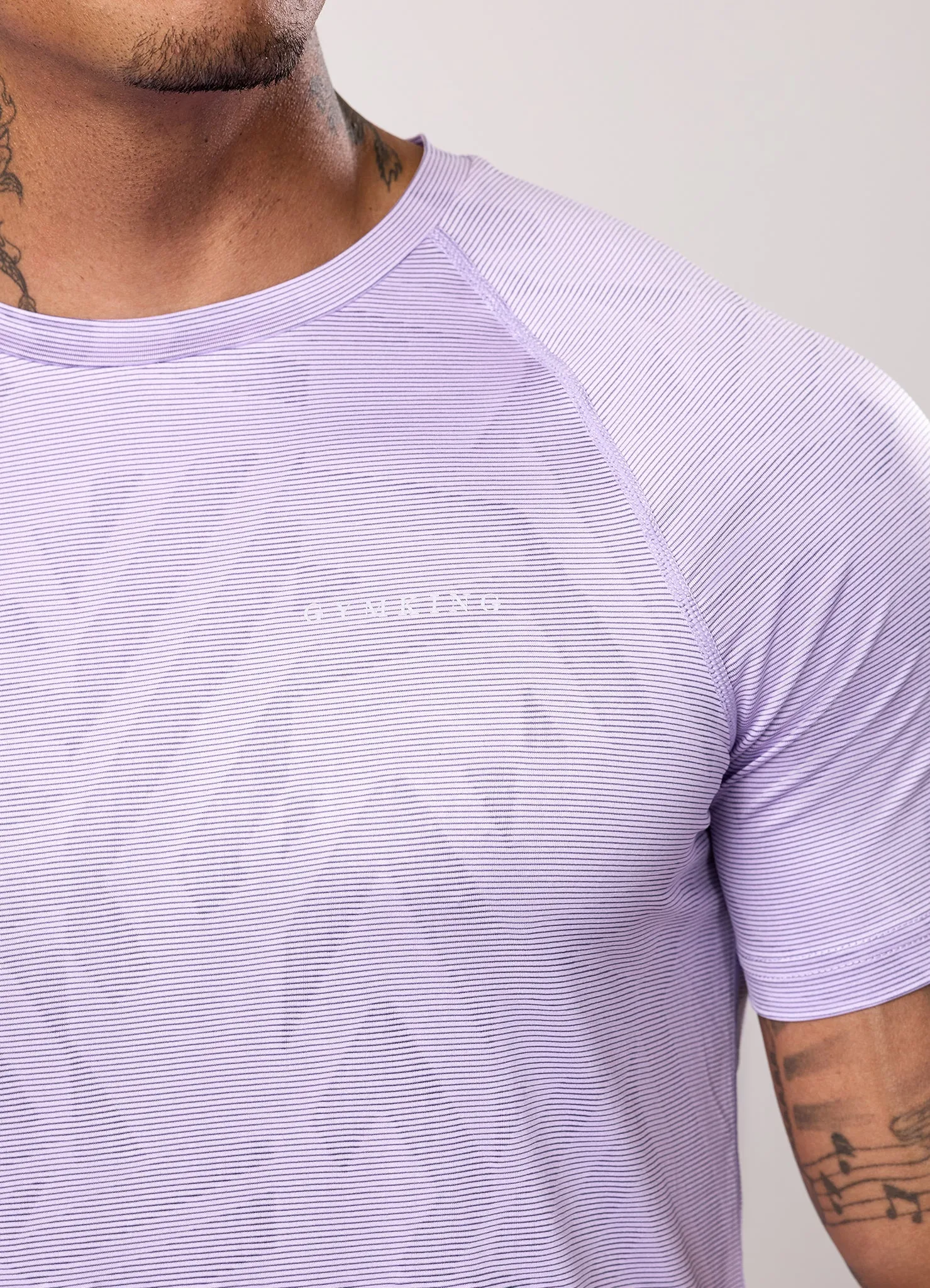 Gym King Limitless Abstract Knit Tee - Violet Sky sold by The Gym King product image thumbnail 5