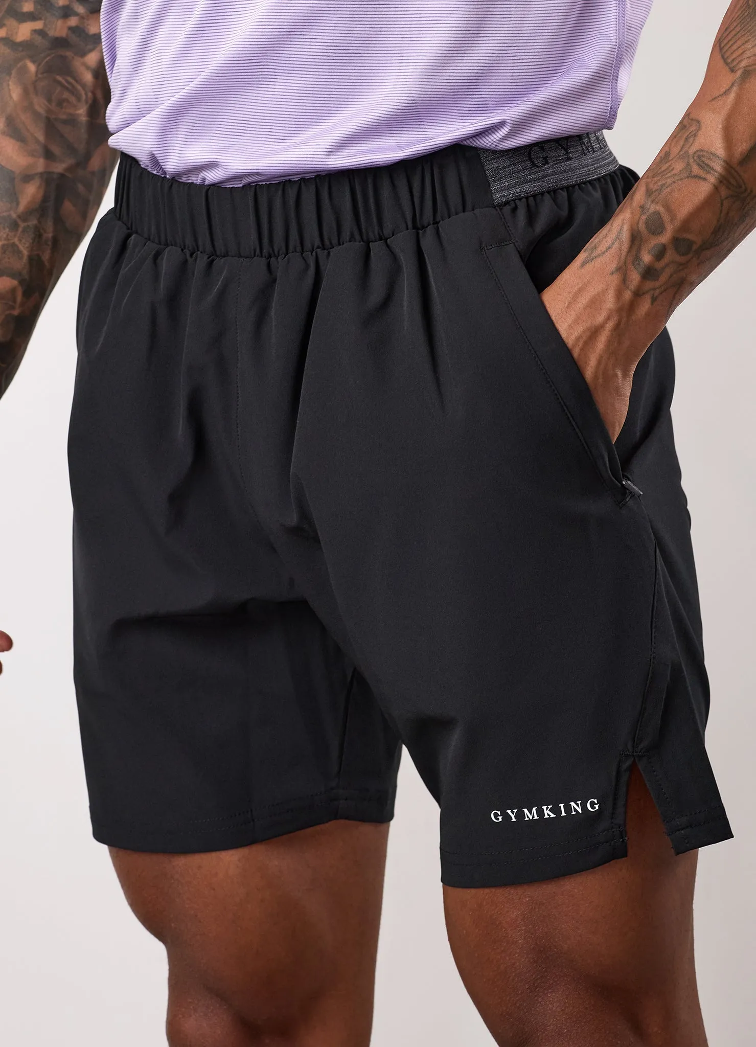 Gym King Limitless Woven Short - Black sold by The Gym King
