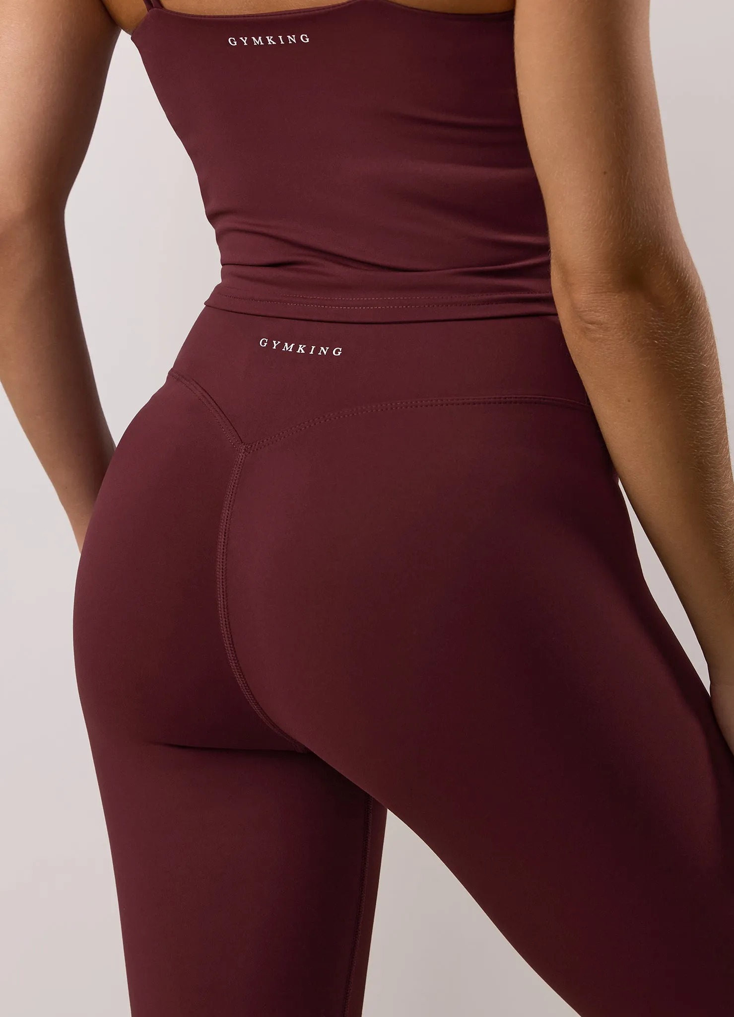 Gym King 365 Legging - Deep Cherry sold by The Gym King product image thumbnail 4