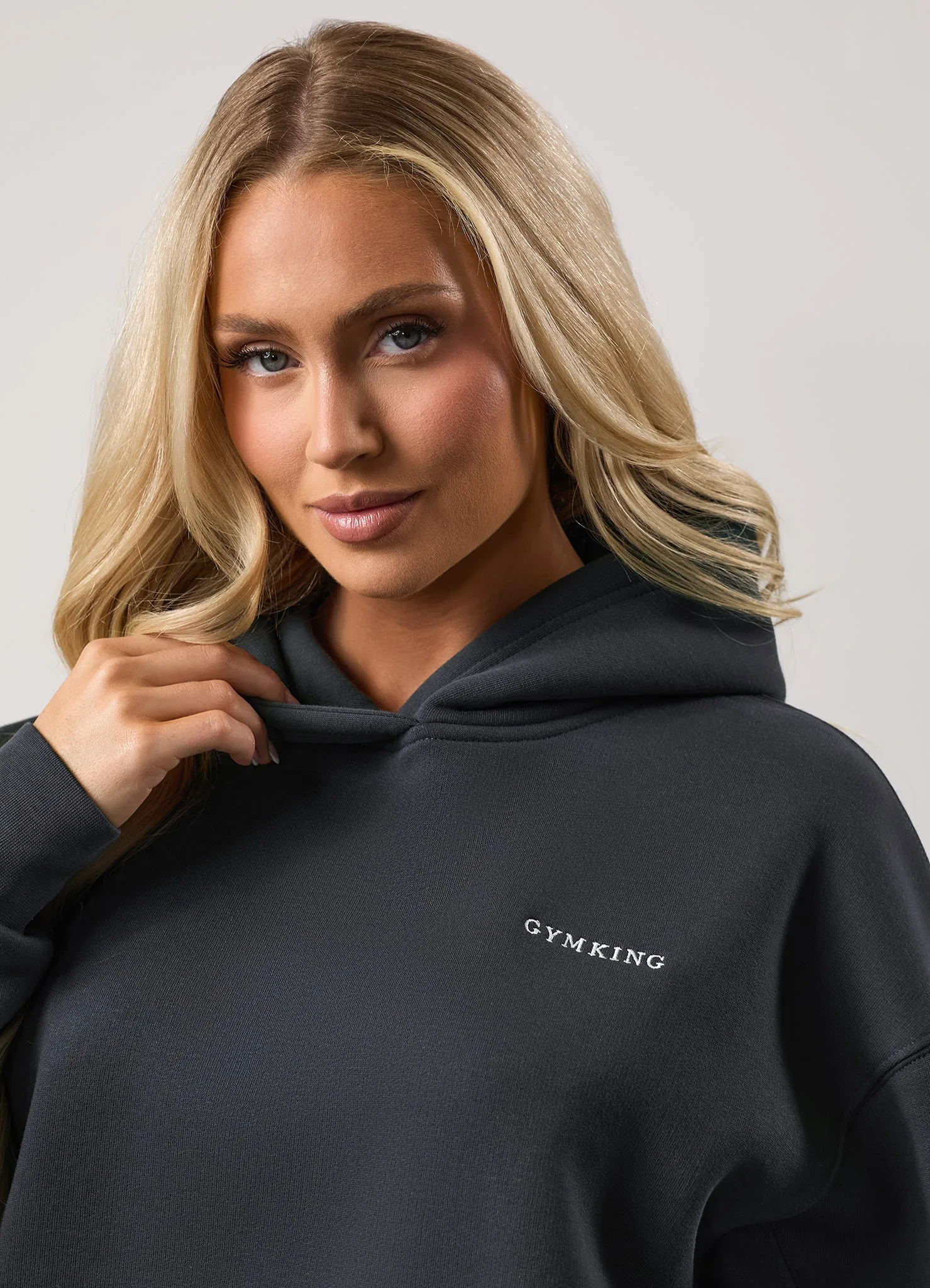 Gym King 365 Relaxed Fit Fleece Hood - Midnight Blue sold by The Gym King product image thumbnail 4