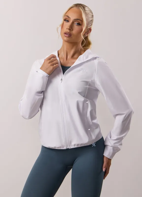 Gym King Adapt Windbreaker - White sold by The Gym King
