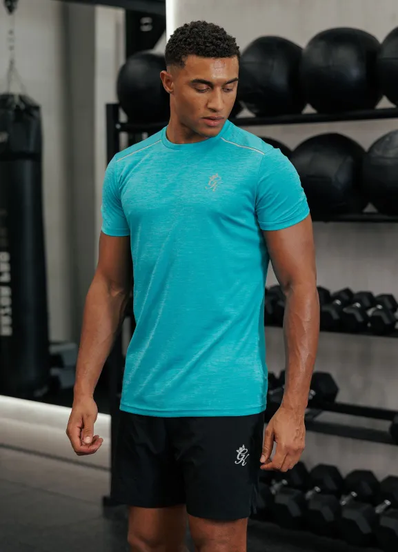 Gym King Element Tee - Turquoise Marl sold by The Gym King