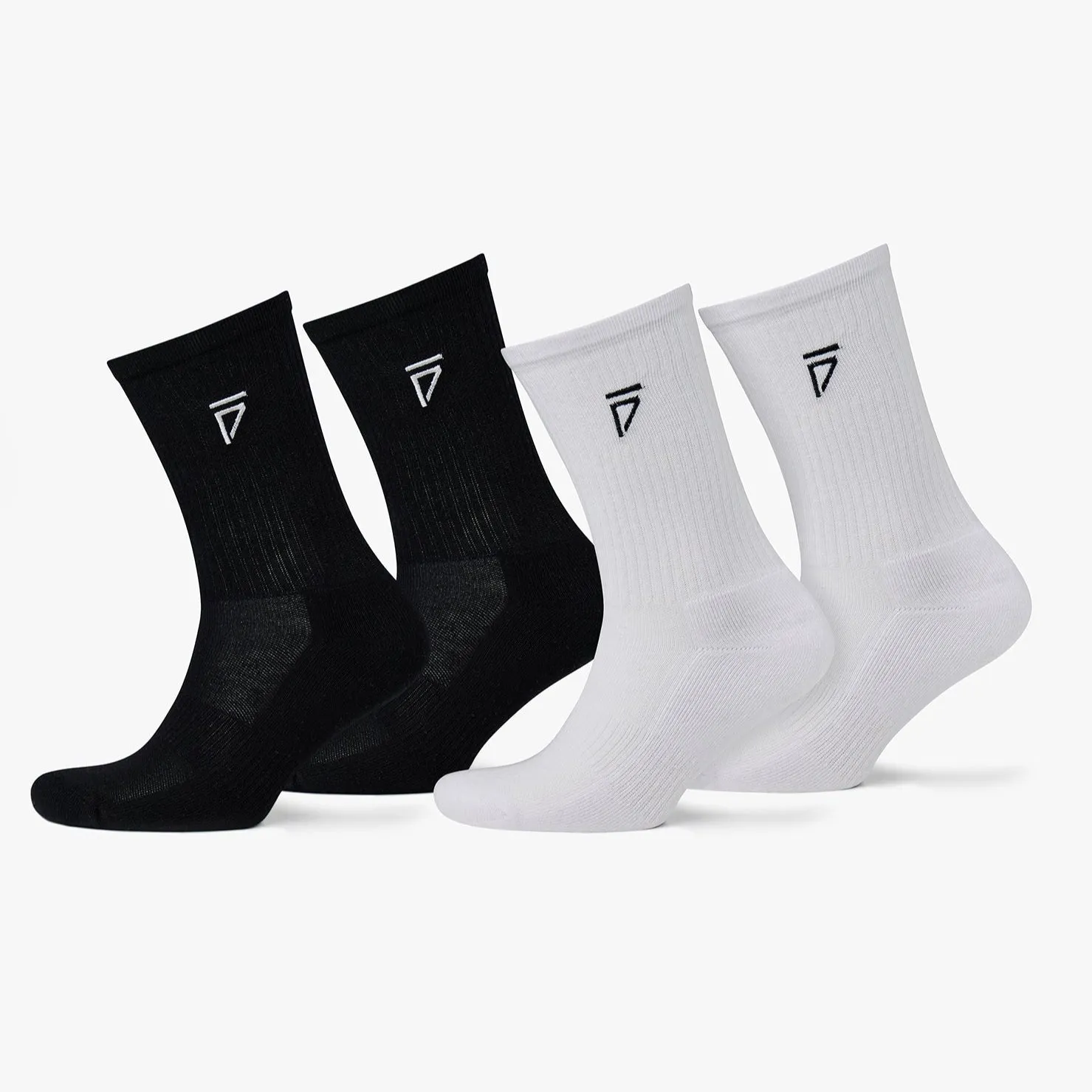 Gym King Fight Division Socks (2pk) - Black/White sold by The Gym King product image thumbnail 2