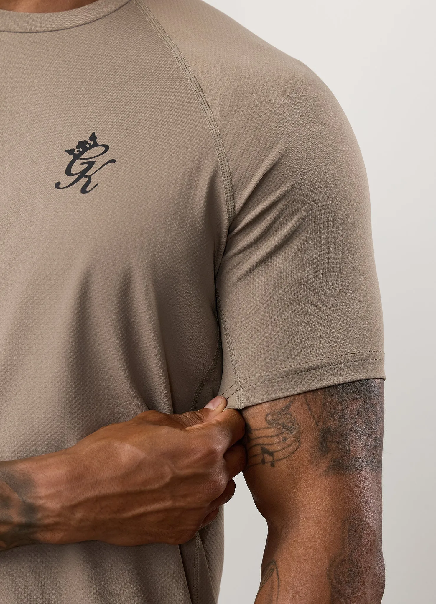 Gym King Energy Tee - Truffle sold by The Gym King product image thumbnail 5