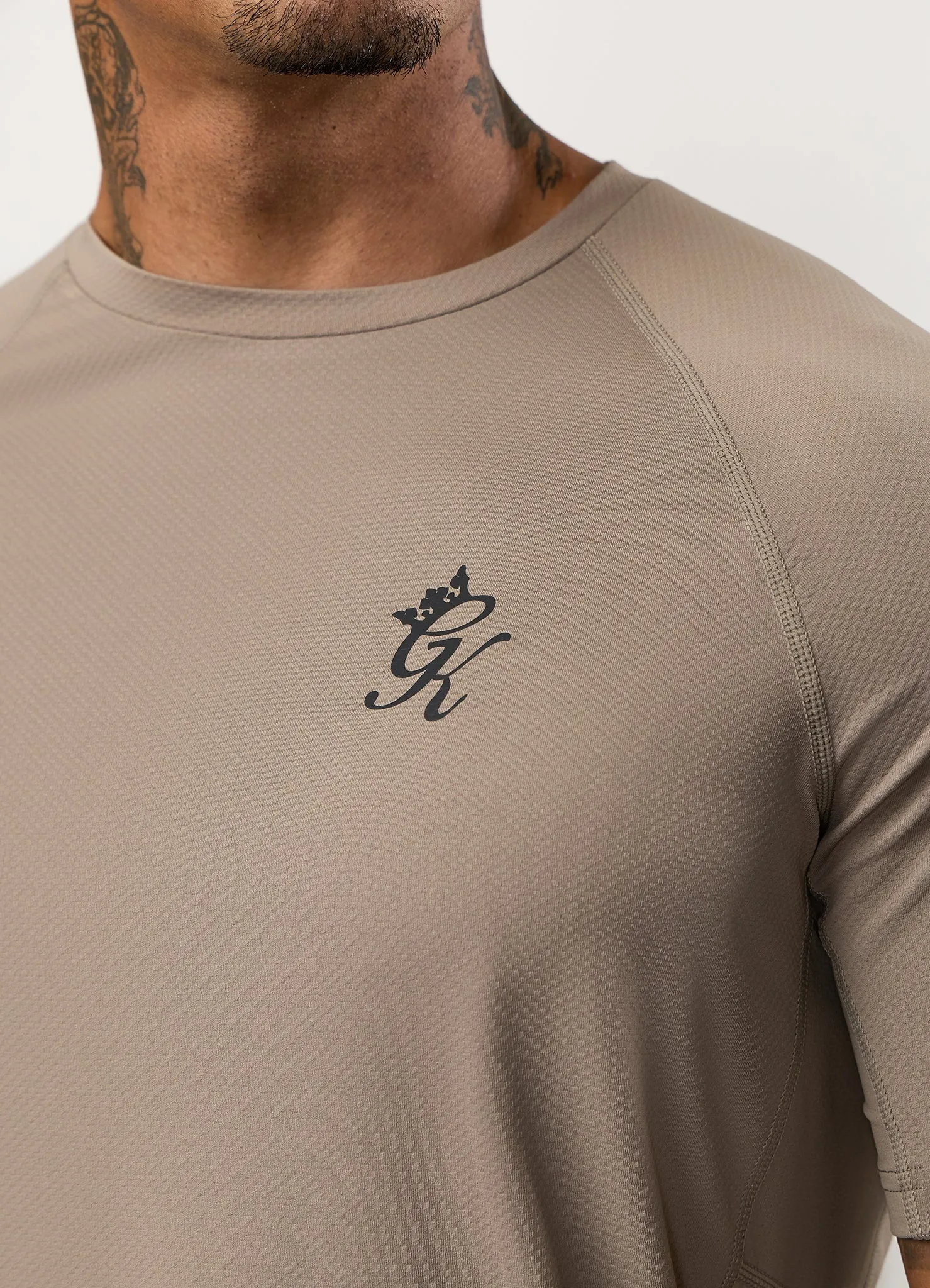 Gym King Energy Tee - Truffle sold by The Gym King product image thumbnail 4