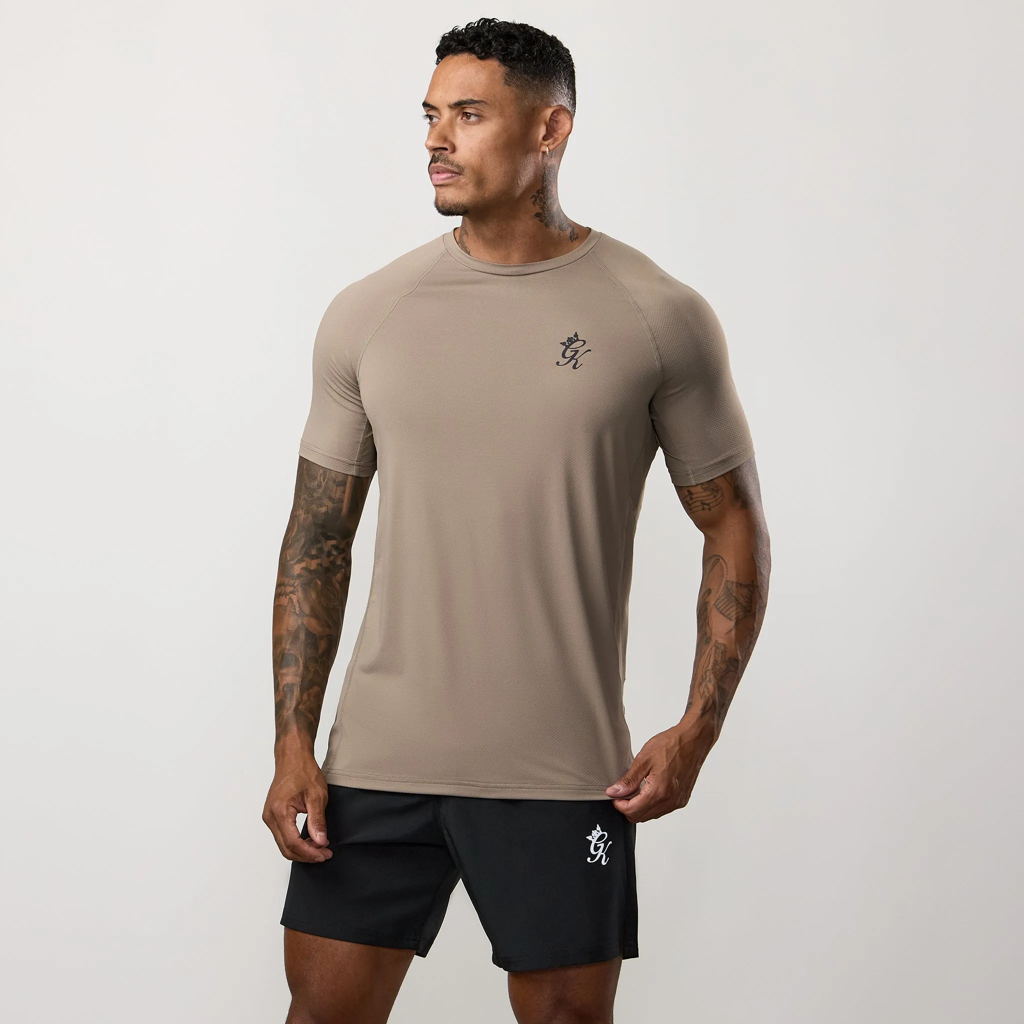 Gym King Energy Tee - Truffle sold by The Gym King product image thumbnail 2