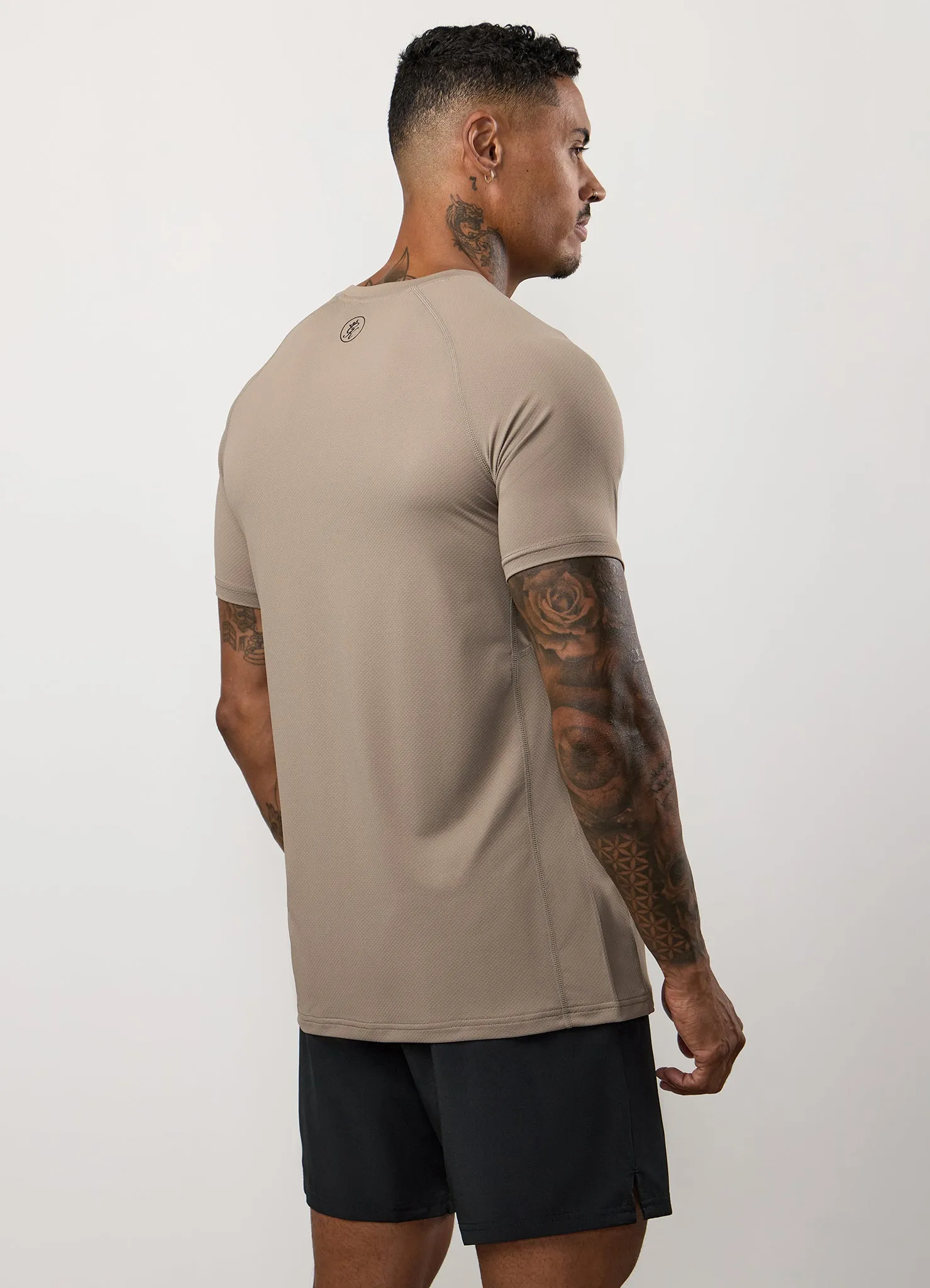 Gym King Energy Tee - Truffle sold by The Gym King product image thumbnail 3