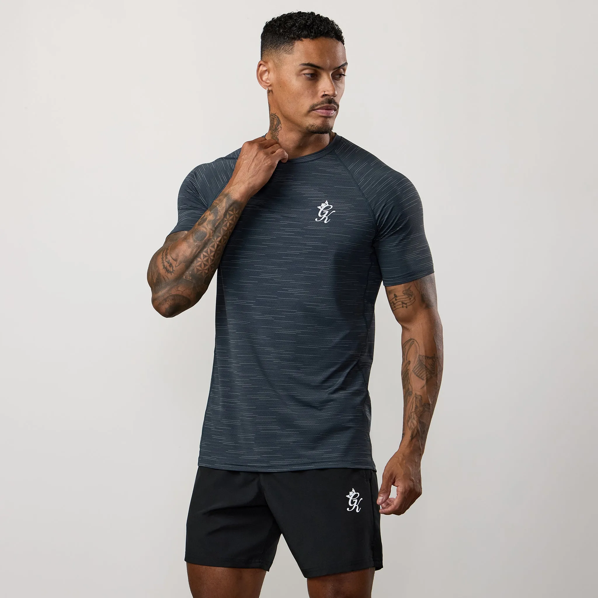 Gym King Energy Grindle Tee - Graphite Grindle sold by The Gym King product image thumbnail 2