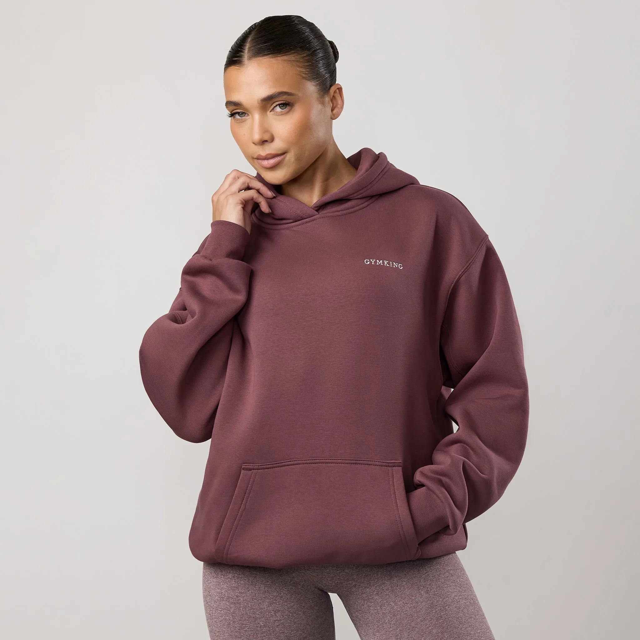 Gym King 365 Relaxed Fit Hood - Grape sold by The Gym King product image thumbnail 2