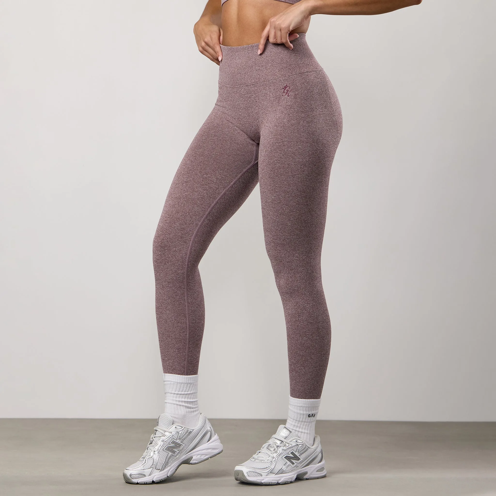 Gym King Sculpt Marl Legging - Grape sold by The Gym King product image thumbnail 2
