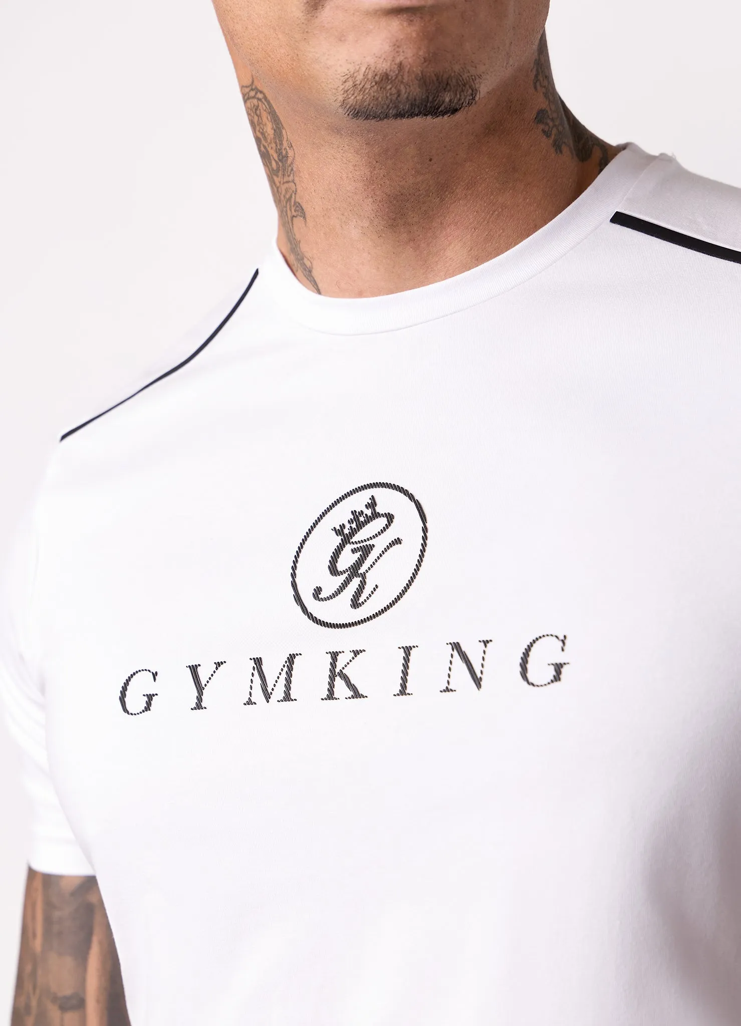 Gym King Pro V2 Tee - White sold by The Gym King product image thumbnail 4