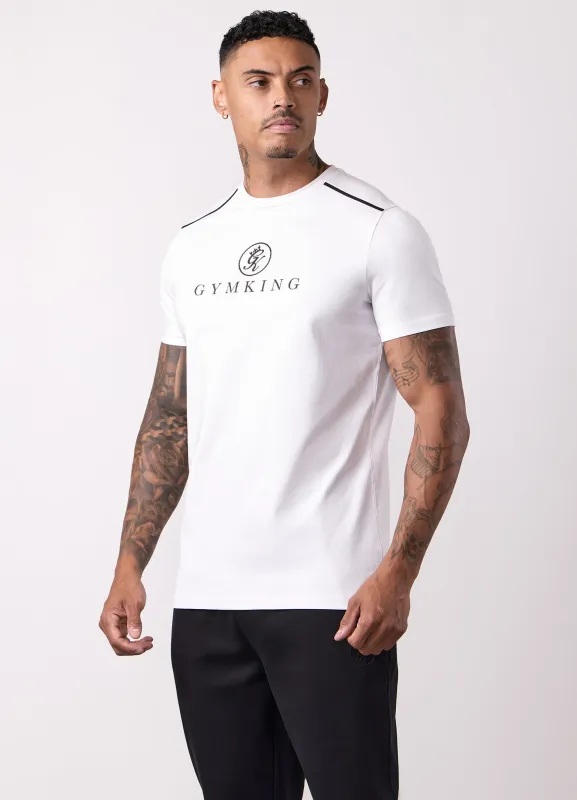 Gym King Pro V2 Tee - White sold by The Gym King